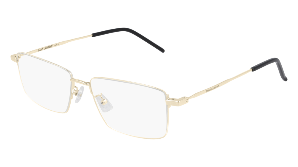 Saint Laurent Optical Frame Man Gold Gold Transparent