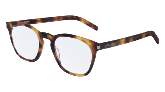 Saint Laurent Optical Frame Unisex Havana Havana Transparent