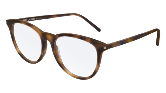 Saint Laurent Optical Frame Unisex Havana Havana Transparent