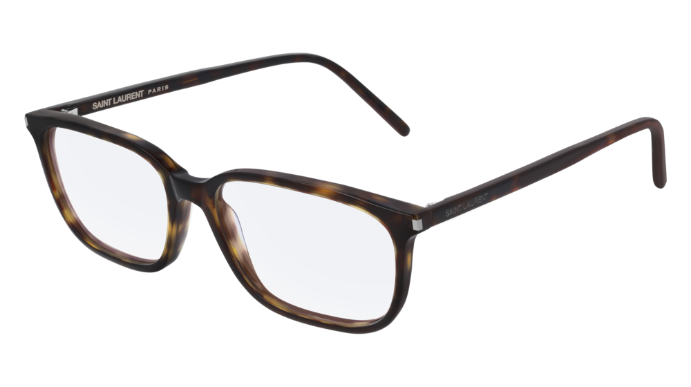 Saint Laurent Optical Frame Unisex Havana Havana Transparent