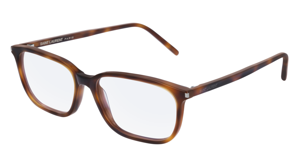 Saint Laurent Optical Frame Unisex Havana Havana Transparent