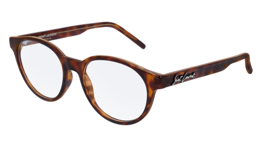 Saint Laurent Optical Frame Unisex Havana Havana Transparent