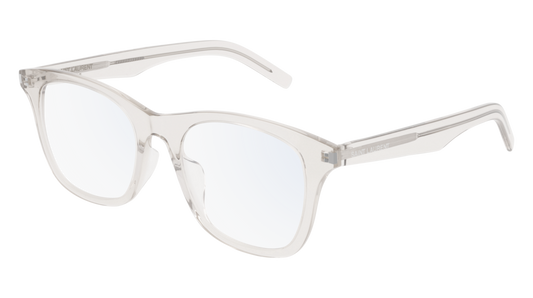 Saint Laurent Optical Frame Unisex Beige Beige Transparent