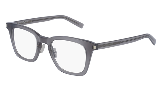 Saint Laurent Optical Frame Unisex Grey Grey Transparent