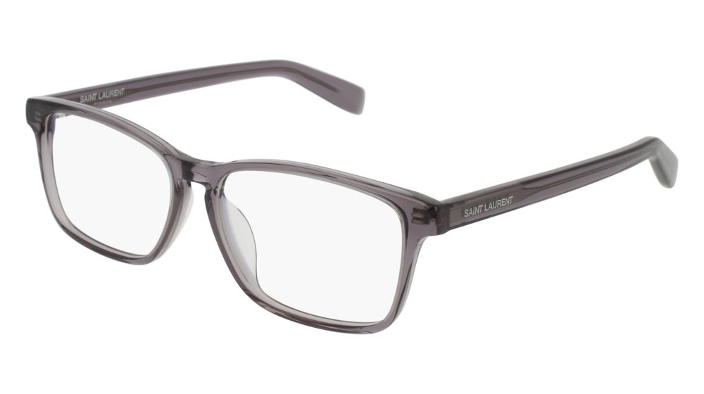 Saint Laurent Optical Frame Unisex Grey Grey Transparent