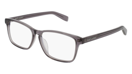 Saint Laurent Optical Frame Unisex Grey Grey Transparent