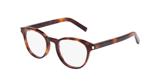 Saint Laurent Optical Frame Unisex Havana Havana Transparent