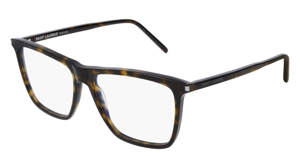 Saint Laurent Optical Frame Unisex Havana Havana Transparent