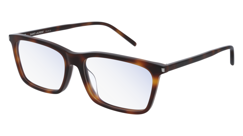 Saint Laurent Optical Frame Unisex Havana Havana Transparent