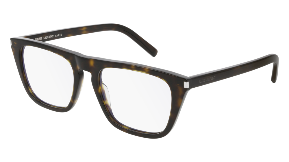 Saint Laurent Optical Frame Unisex Havana Havana Transparent