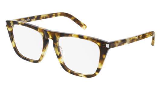 Saint Laurent Optical Frame Unisex Havana Havana Transparent