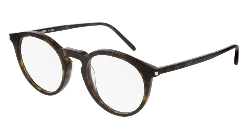 Saint Laurent Optical Frame Unisex Havana Havana Transparent