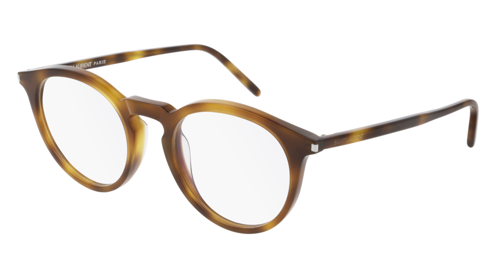 Saint Laurent Optical Frame Unisex Havana Havana Transparent