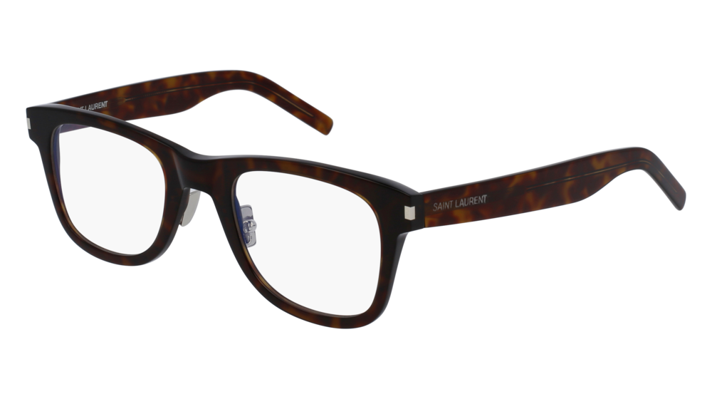 Saint Laurent Optical Frame Unisex Havana Havana Transparent