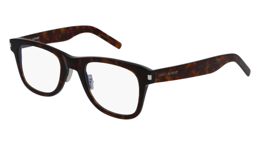 Saint Laurent Optical Frame Unisex Havana Havana Transparent