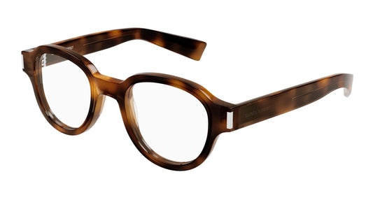 Saint Laurent Optical Frame Unisex Havana Havana Transparent