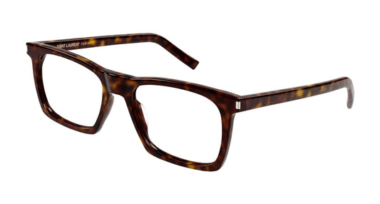 Saint Laurent Optical Frame Unisex Havana Havana Transparent