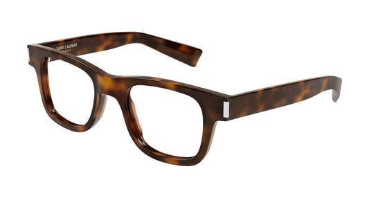 Saint Laurent Optical Frame Unisex Havana Havana Transparent