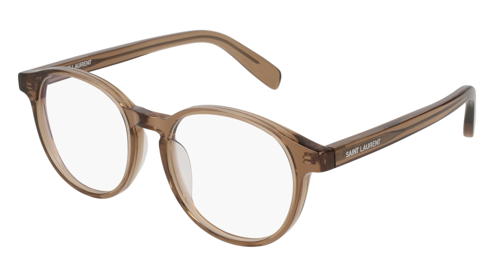 Saint Laurent Optical Frame Unisex Nude Nude Transparent