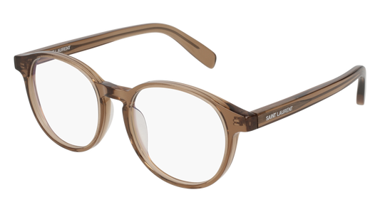 Saint Laurent Optical Frame Unisex Nude Nude Transparent