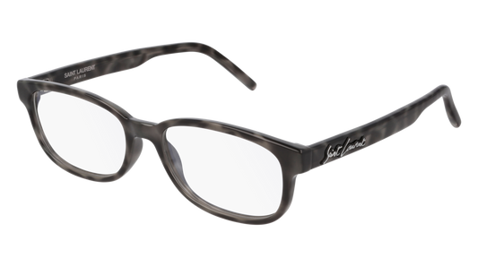 Saint Laurent Optical Frame Unisex Grey Grey Transparent