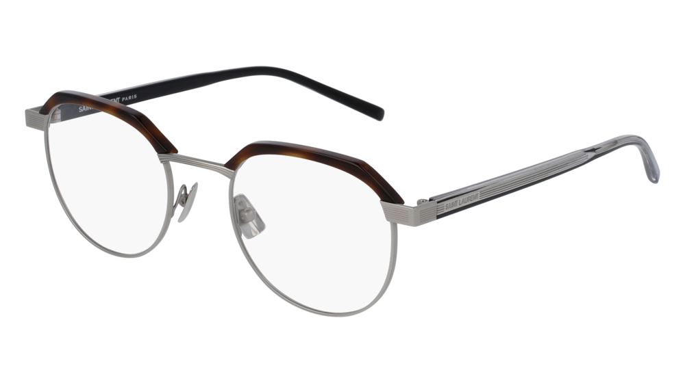 Saint Laurent Optical Frame Unisex Havana Havana Transparent