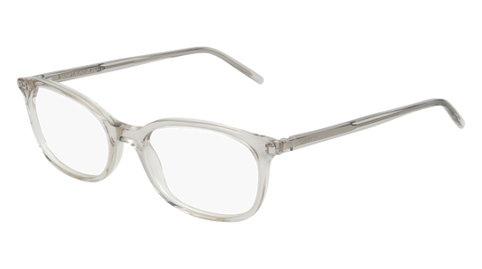 Saint Laurent Optical Frame Woman Beige Beige Transparent