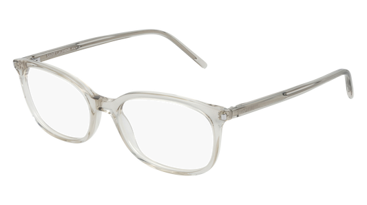 Saint Laurent Optical Frame Woman Beige Beige Transparent