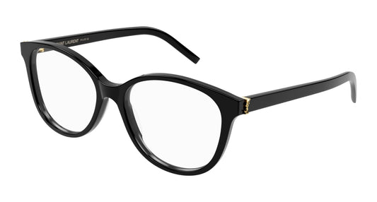 Saint Laurent Optical Frame Woman Black Black Transparent