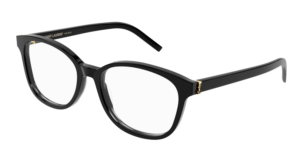 Saint Laurent Optical Frame Woman Black Black Transparent