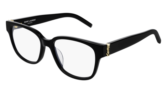 Saint Laurent Optical Frame Woman Black Black Transparent