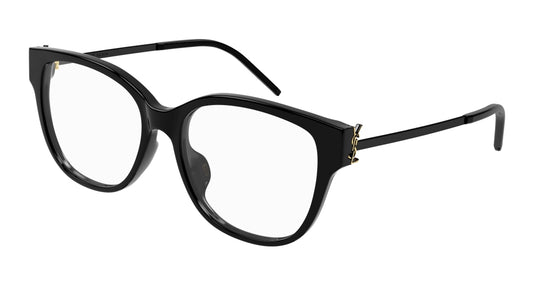 Saint Laurent Optical Frame Woman Black Black Transparent