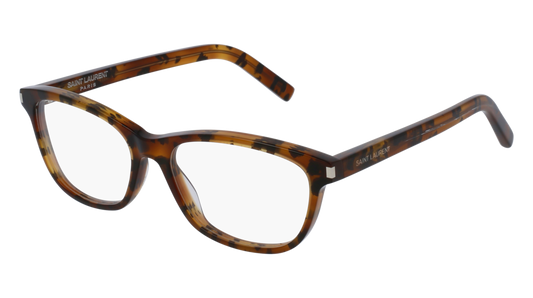 Saint Laurent Optical Frame Woman Havana Havana Transparent