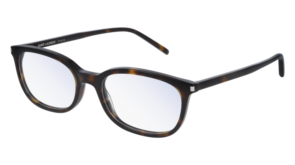 Saint Laurent Optical Frame Woman Havana Havana Transparent