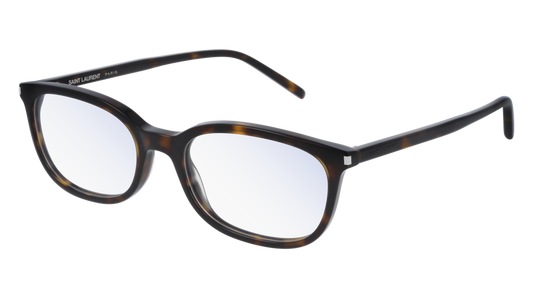 Saint Laurent Optical Frame Woman Havana Havana Transparent