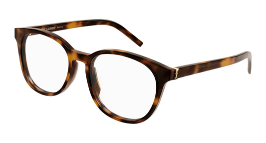 Saint Laurent Optical Frame Woman Havana Havana Transparent