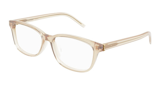 Saint Laurent Optical Frame Woman Nude Nude Transparent