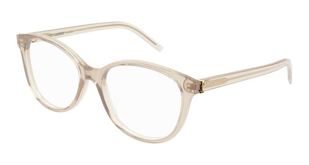 Saint Laurent Optical Frame Woman Nude Nude Transparent