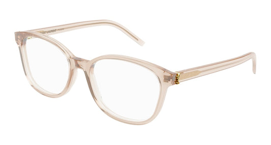 Saint Laurent Optical Frame Woman Nude Nude Transparent