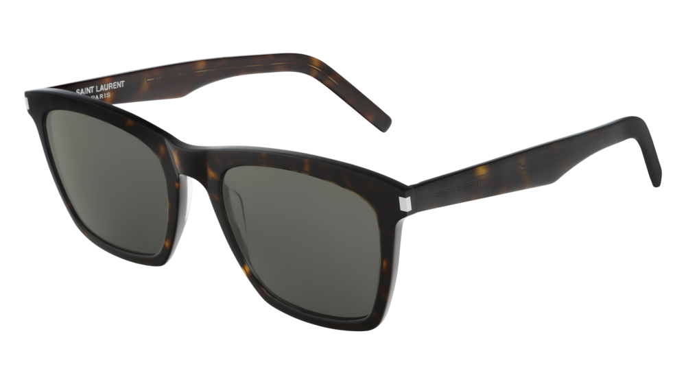 Saint Laurent Sunglass Man Havana Havana Grey