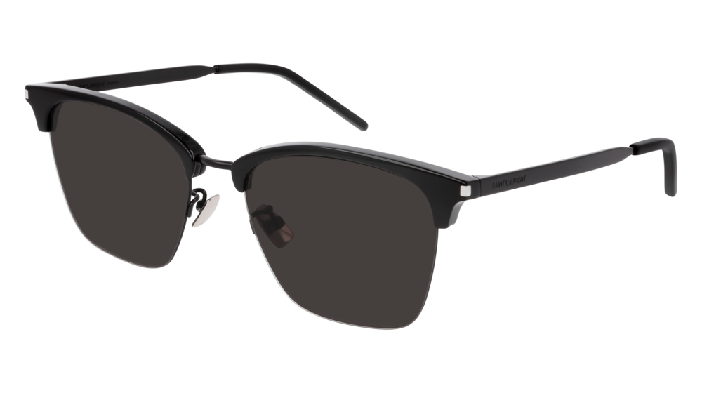 Saint Laurent Sunglass Man Black Black Black