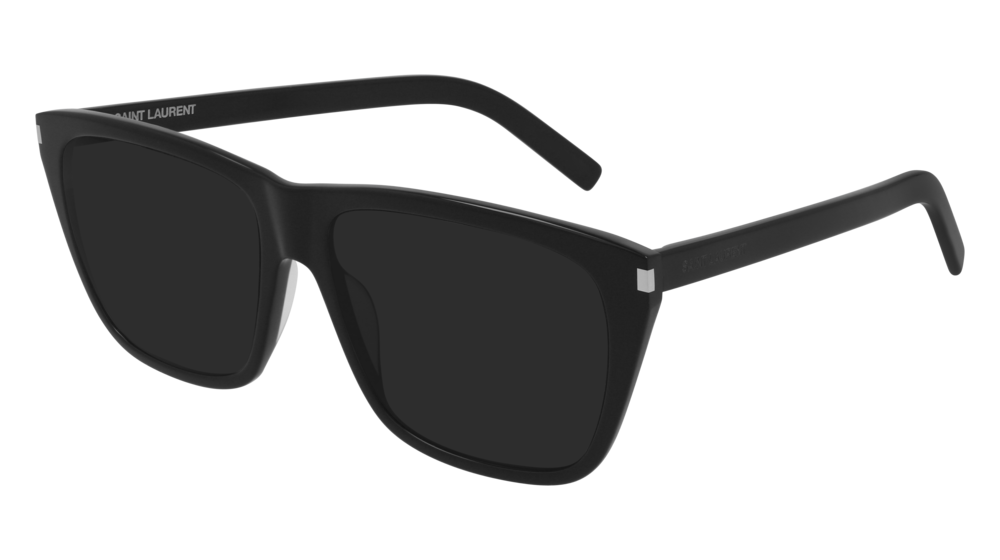 Saint Laurent Sunglass Man Black Black Black