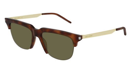 Saint Laurent Sunglass Man Havana Gold Brown