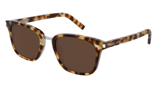 Saint Laurent Sunglass Man Havana Havana Brown