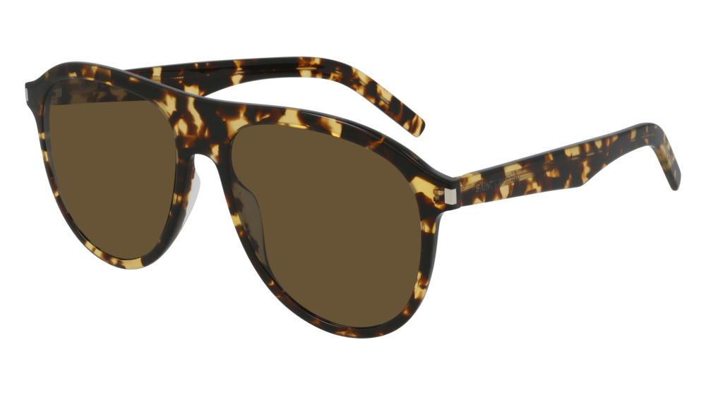 Saint Laurent Sunglass Man Havana Havana Brown