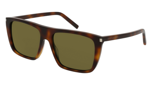 Saint Laurent Sunglass Man Havana Havana Green