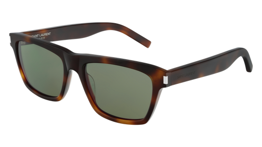 Saint Laurent Sunglass Man Havana Havana Green