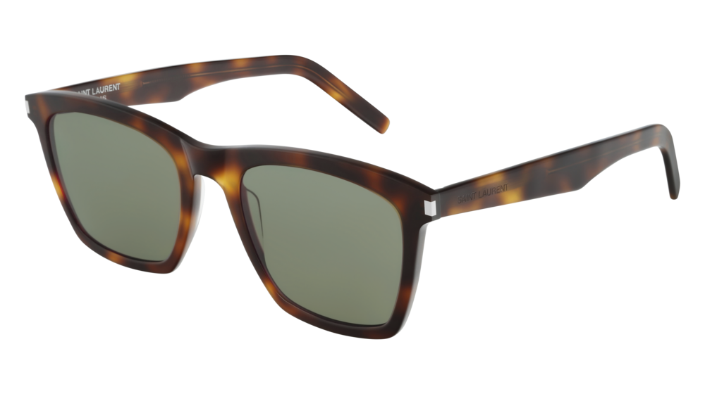 Saint Laurent Sunglass Man Havana Havana Green