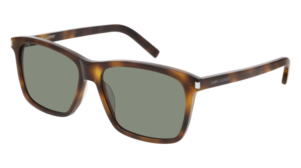 Saint Laurent Sunglass Man Havana Havana Green