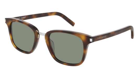 Saint Laurent Sunglass Man Havana Havana Green